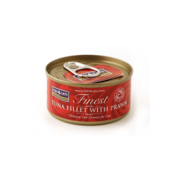 FISH4CATS FILET Z TUŃCZYKA Z KREWETKAMI 70g